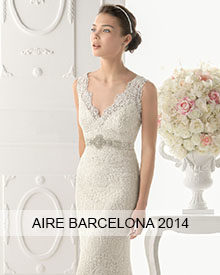 Brudekjoler 2014 fra Aire Barcelona